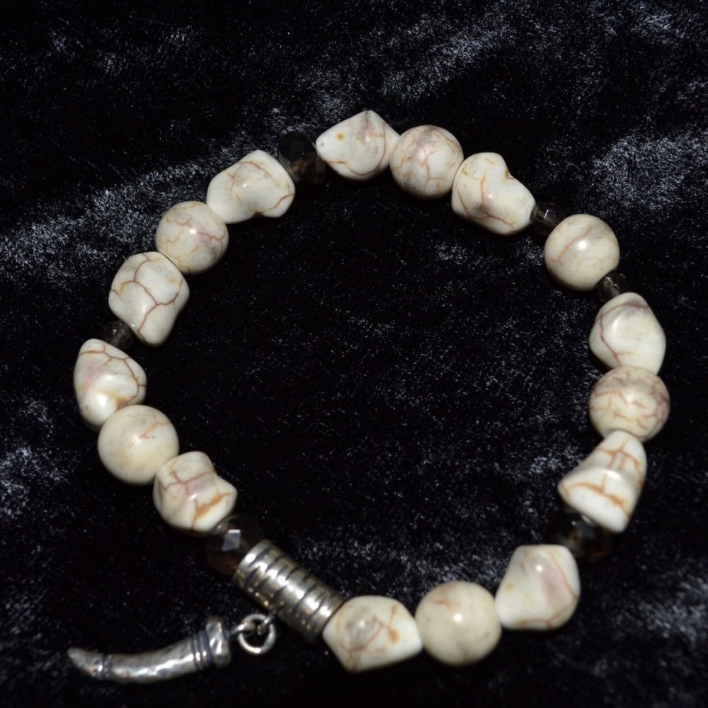 Silpada Fossil Flecks stretch bracelet